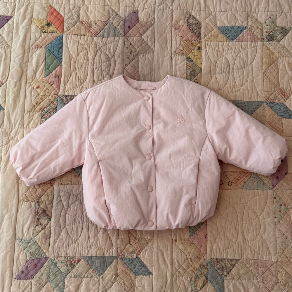 Baby Gap Misty Rose Pink Bubble Puffer Jacket - 18-24mo